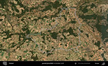 powiat jarocinski. Polonya 'nın idari bölgesini, Ekim 2018' de çekilen Kopernik Nöbetçi karolarından oluşan bir uydu görüntüsüne göre özetledik.