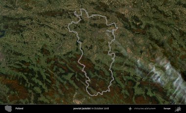 Powiat Jaselski. Polonya 'nın idari bölgesini, Ekim 2018' de çekilen Kopernik Nöbetçi karolarından oluşan bir uydu görüntüsüne göre özetledik.