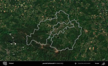 powiat karkonoski. Polonya 'nın idari bölgesini Haziran 2023' te çekilen Kopernik Sentinel karolarından oluşan bir uydu görüntüsü ile özetledik.