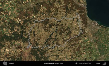 Powiat Karuski. Polonya 'nın idari bölgesini Nisan 2019' da çekilen Kopernik Nöbetçi karolarından oluşan bir uydu görüntüsüne göre özetledik.