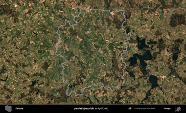 powiat ketrzynski. Polonya 'nın idari bölgesini Nisan 2019' da çekilen Kopernik Nöbetçi karolarından oluşan bir uydu görüntüsüne göre özetledik.