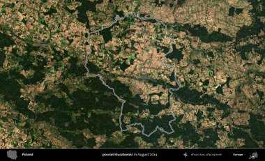 powiat kluczborski. Polonya 'nın idari bölgesini Ağustos 2024' te çekilen Kopernik Nöbetçi karolarından oluşan bir uydu görüntüsüne göre özetledik.