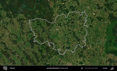 powiat kolnenski. Polonya 'nın idari bölgesini Haziran 2019' da çekilen Kopernik Nöbetçi karolarından oluşan bir uydu görüntüsüne göre özetledik.