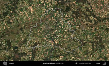 powiat koscianski. Polonya 'nın idari bölgesini Nisan 2020' de çekilen Kopernik Nöbetçi karolarından oluşan bir uydu görüntüsüne göre özetledik.