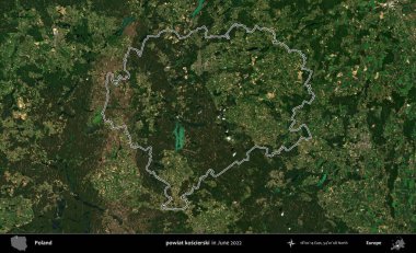 powiat koscierski. Polonya 'nın idari bölgesini Haziran 2022' de çekilen Kopernik Sentinel karolarından oluşan bir uydu görüntüsü ile özetledik.