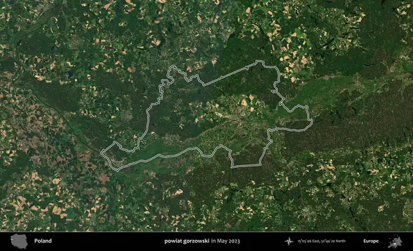 powiat gorzowski. Polonya 'nın idari bölgesini Mayıs 2023' te çekilen Kopernik Nöbetçi karolarından oluşan bir uydu görüntüsüne göre özetledik.