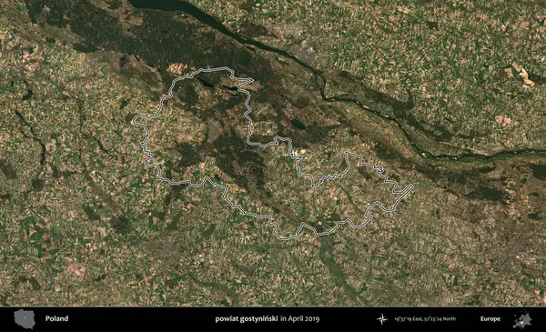 powiat gostyninski. Polonya 'nın idari bölgesini Nisan 2019' da çekilen Kopernik Nöbetçi karolarından oluşan bir uydu görüntüsüne göre özetledik.