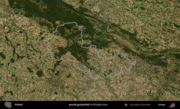 powiat gostyninski. Polonya 'nın idari bölgesini, Ekim 2024' te çekilen Kopernik Nöbetçi karolarından oluşan bir uydu görüntüsüne göre özetledik.