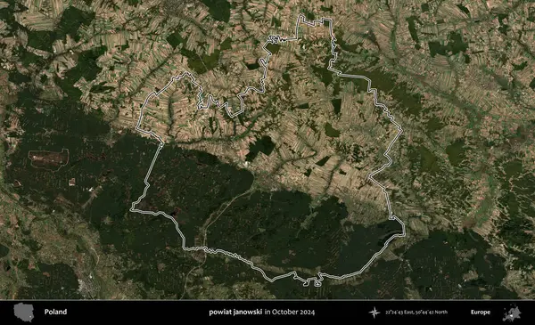 powiat janowski. Polonya 'nın idari bölgesini, Ekim 2024' te çekilen Kopernik Nöbetçi karolarından oluşan bir uydu görüntüsüne göre özetledik.