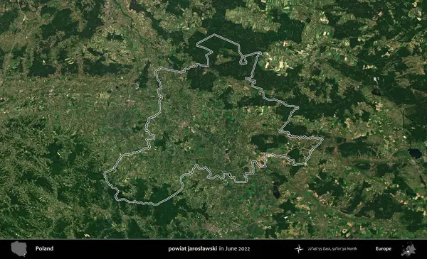 powiat jaroslawski. Polonya 'nın idari bölgesini Haziran 2022' de çekilen Kopernik Sentinel karolarından oluşan bir uydu görüntüsü ile özetledik.