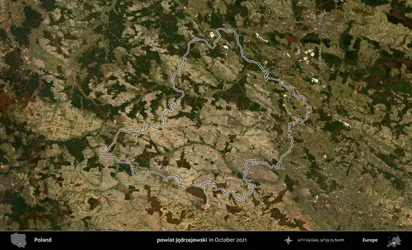 powiat jedrzejowski. Polonya 'nın idari bölgesini, Ekim 2021' de çekilen Kopernik Nöbetçi karolarından oluşan bir uydu görüntüsüne göre özetledik.