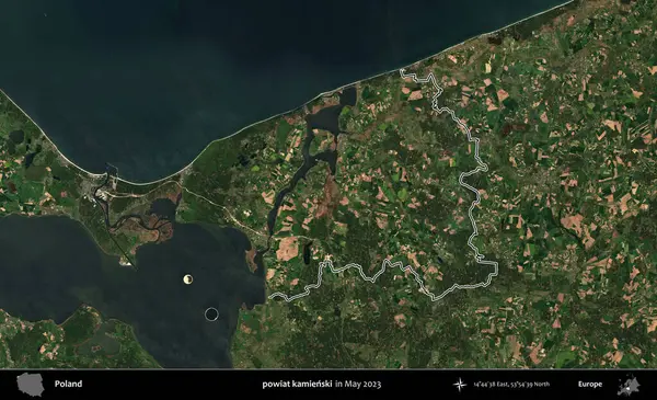 powiat kamienski. Polonya 'nın idari bölgesini Mayıs 2023' te çekilen Kopernik Nöbetçi karolarından oluşan bir uydu görüntüsüne göre özetledik.