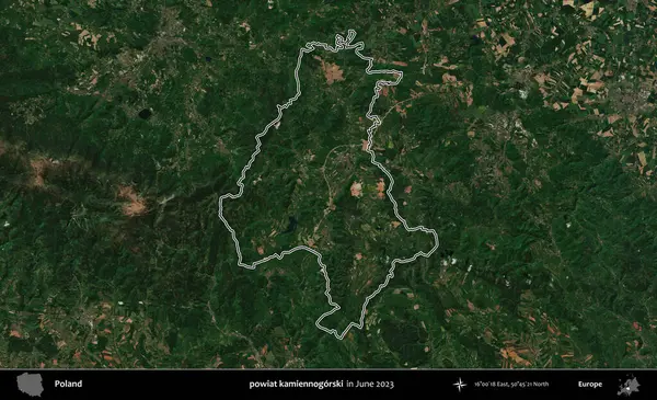 powiat kamiennogorski. Polonya 'nın idari bölgesini Haziran 2023' te çekilen Kopernik Sentinel karolarından oluşan bir uydu görüntüsü ile özetledik.