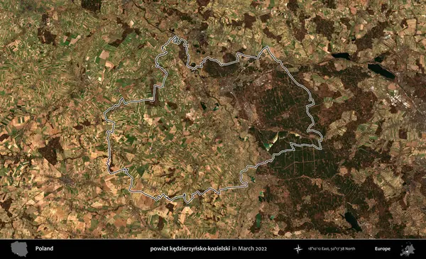 powiat kedzierzynsko-kozielski. Polonya 'nın idari bölgesini Mart 2022' de çekilen Kopernik Sentinel karolarından oluşan bir uydu görüntüsü ile özetledik.