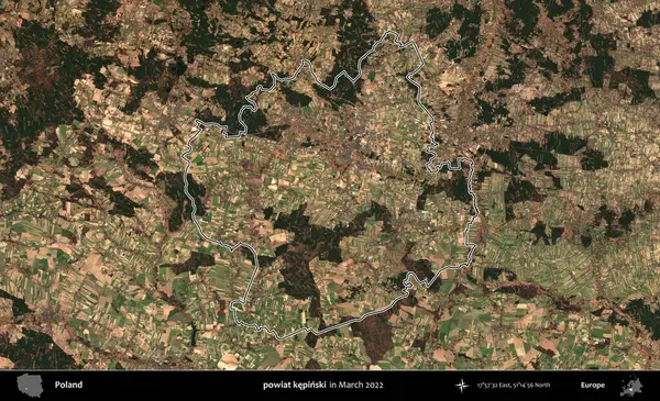 powiat kepinski. Polonya 'nın idari bölgesini Mart 2022' de çekilen Kopernik Sentinel karolarından oluşan bir uydu görüntüsü ile özetledik.