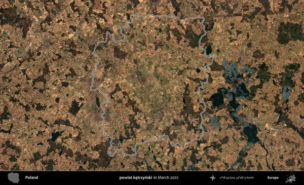 powiat ketrzynski. Polonya 'nın idari bölgesini Mart 2022' de çekilen Kopernik Sentinel karolarından oluşan bir uydu görüntüsü ile özetledik.