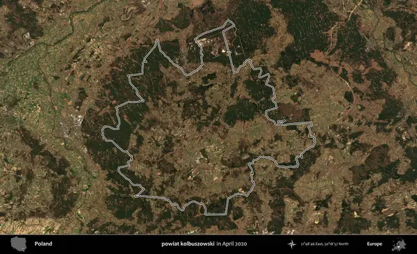 powiat kolbuszowski. Polonya 'nın idari bölgesini Nisan 2020' de çekilen Kopernik Nöbetçi karolarından oluşan bir uydu görüntüsüne göre özetledik.