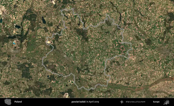 powiat kolski. Polonya 'nın idari bölgesini Nisan 2019' da çekilen Kopernik Nöbetçi karolarından oluşan bir uydu görüntüsüne göre özetledik.