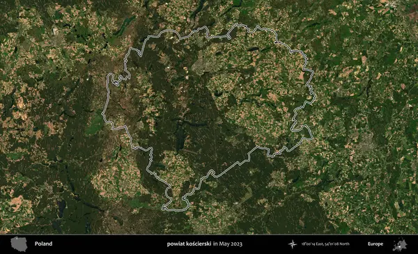 powiat koscierski. Polonya 'nın idari bölgesini Mayıs 2023' te çekilen Kopernik Nöbetçi karolarından oluşan bir uydu görüntüsüne göre özetledik.