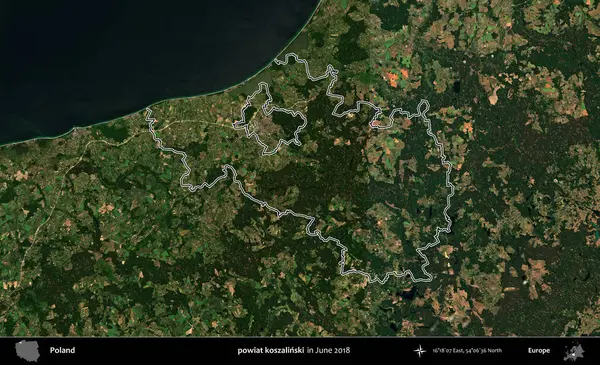 powiat koszalinski. Polonya 'nın idari bölgesini Haziran 2018' de çekilen Kopernik Nöbetçi karolarından oluşan bir uydu görüntüsüne göre özetledik.