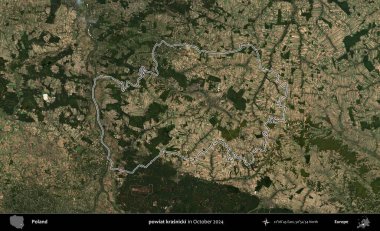 powiat krasnicki. Polonya 'nın idari bölgesini, Ekim 2024' te çekilen Kopernik Nöbetçi karolarından oluşan bir uydu görüntüsüne göre özetledik.