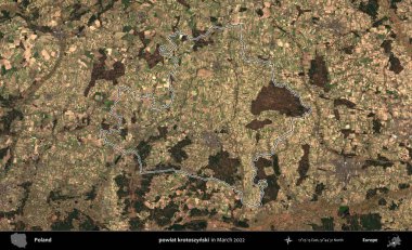 powiat krotoszynski. Polonya 'nın idari bölgesini Mart 2022' de çekilen Kopernik Sentinel karolarından oluşan bir uydu görüntüsü ile özetledik.