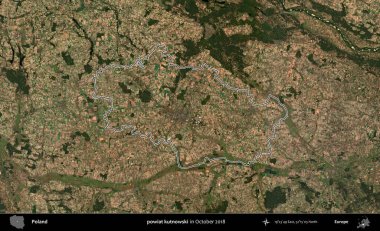 powiat kutnowski. Polonya 'nın idari bölgesini, Ekim 2018' de çekilen Kopernik Nöbetçi karolarından oluşan bir uydu görüntüsüne göre özetledik.