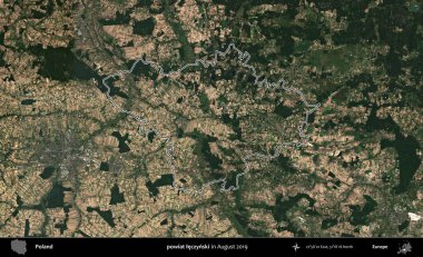 powiat leczynski. Polonya 'nın idari bölgesini Ağustos 2019' da çekilen Kopernik Nöbetçi karolarından oluşan bir uydu görüntüsüne göre özetledik.
