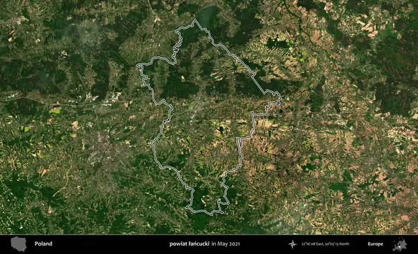 powiat lancucki. Mayıs 2021 'de çekilen Kopernik Nöbetçi karolarından oluşan bir uydu görüntüsü üzerine Polonya' nın idari bölgesinin ana hatlarını belirledik.