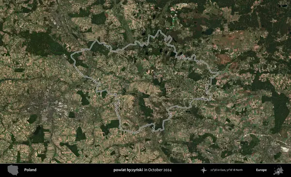 powiat leczynski. Polonya 'nın idari bölgesini, Ekim 2024' te çekilen Kopernik Nöbetçi karolarından oluşan bir uydu görüntüsüne göre özetledik.