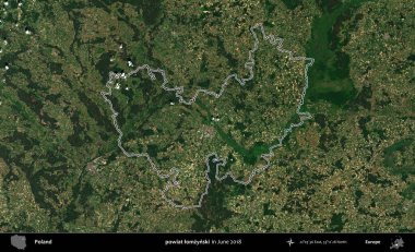 powiat lomzynski. Polonya 'nın idari bölgesini Haziran 2018' de çekilen Kopernik Nöbetçi karolarından oluşan bir uydu görüntüsüne göre özetledik.