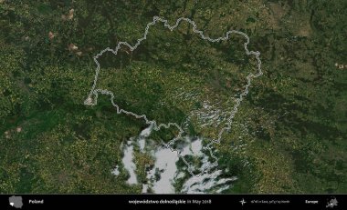 wojewodz2 dolnoslaskie. Mayıs 2018 'de çekilen Kopernik Nöbetçi karolarından oluşan bir uydu görüntüsü üzerine Polonya' nın idari bölgesinin ana hatlarını belirledik.