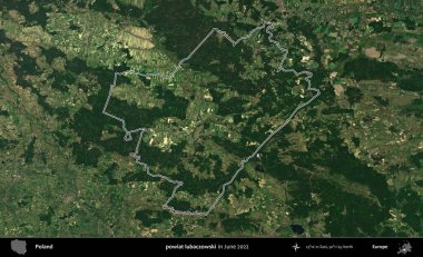 powiat lubaczowski. Polonya 'nın idari bölgesini Haziran 2022' de çekilen Kopernik Sentinel karolarından oluşan bir uydu görüntüsü ile özetledik.