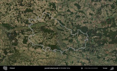 powiat lubartowski. Polonya 'nın idari bölgesini, Ekim 2024' te çekilen Kopernik Nöbetçi karolarından oluşan bir uydu görüntüsüne göre özetledik.