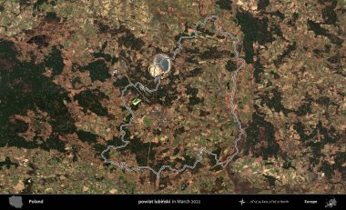 powiat lubinski. Polonya 'nın idari bölgesini Mart 2022' de çekilen Kopernik Sentinel karolarından oluşan bir uydu görüntüsü ile özetledik.
