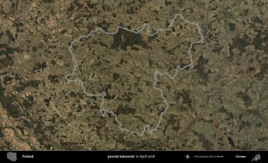 powiat lukowski. Polonya 'nın idari bölgesini, Nisan 2018' de çekilen Kopernik Nöbetçi karolarından oluşan bir uydu görüntüsüne göre özetledik.