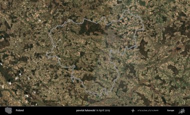 powiat lukowski. Polonya 'nın idari bölgesini Nisan 2019' da çekilen Kopernik Nöbetçi karolarından oluşan bir uydu görüntüsüne göre özetledik.