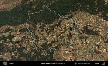 powiat miedzychodzki. Polonya 'nın idari bölgesini Mart 2022' de çekilen Kopernik Sentinel karolarından oluşan bir uydu görüntüsü ile özetledik.