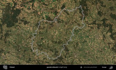 powiat mlawski. Polonya 'nın idari bölgesini Nisan 2019' da çekilen Kopernik Nöbetçi karolarından oluşan bir uydu görüntüsüne göre özetledik.
