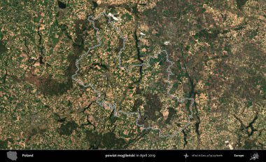 powiat mogilenski. Polonya 'nın idari bölgesini Nisan 2019' da çekilen Kopernik Nöbetçi karolarından oluşan bir uydu görüntüsüne göre özetledik.