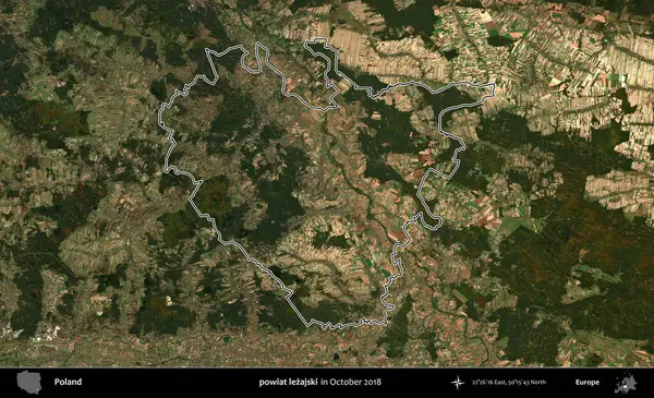 powiat lezajski. Polonya 'nın idari bölgesini, Ekim 2018' de çekilen Kopernik Nöbetçi karolarından oluşan bir uydu görüntüsüne göre özetledik.
