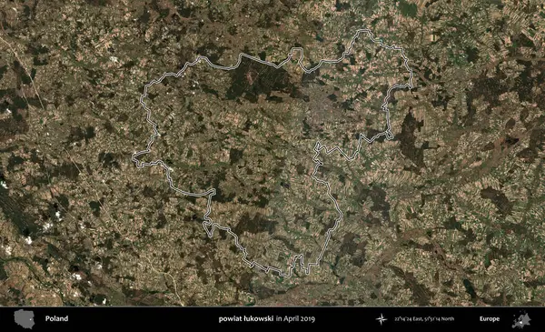 powiat lukowski. Polonya 'nın idari bölgesini Nisan 2019' da çekilen Kopernik Nöbetçi karolarından oluşan bir uydu görüntüsüne göre özetledik.