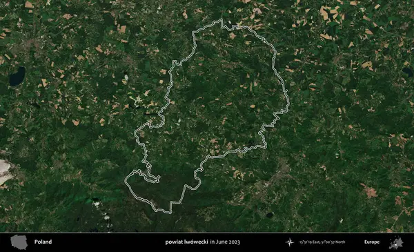 powiat lwowecki. Polonya 'nın idari bölgesini Haziran 2023' te çekilen Kopernik Sentinel karolarından oluşan bir uydu görüntüsü ile özetledik.