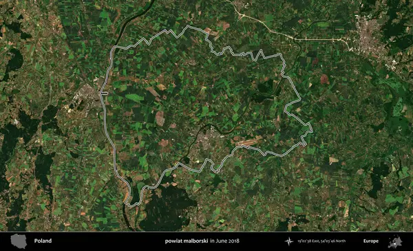 powiat malborski. Polonya 'nın idari bölgesini Haziran 2018' de çekilen Kopernik Nöbetçi karolarından oluşan bir uydu görüntüsüne göre özetledik.