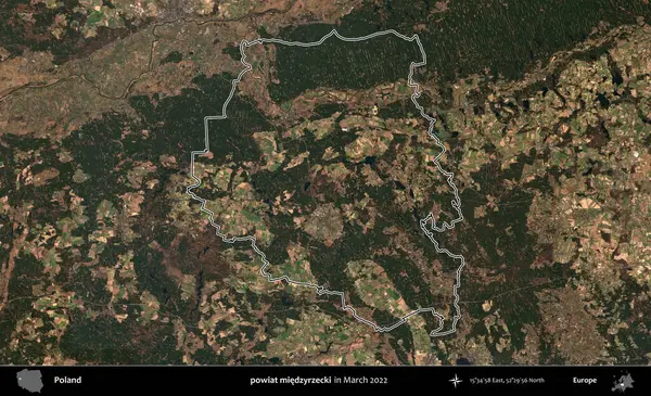 powiat miedzyrzecki. Polonya 'nın idari bölgesini Mart 2022' de çekilen Kopernik Sentinel karolarından oluşan bir uydu görüntüsü ile özetledik.