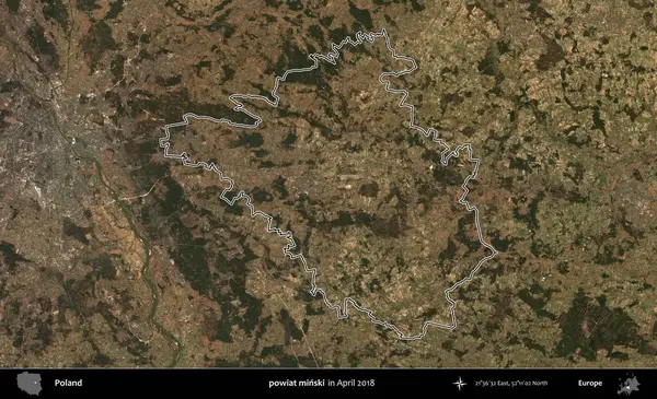 powiat minski. Polonya 'nın idari bölgesini, Nisan 2018' de çekilen Kopernik Nöbetçi karolarından oluşan bir uydu görüntüsüne göre özetledik.