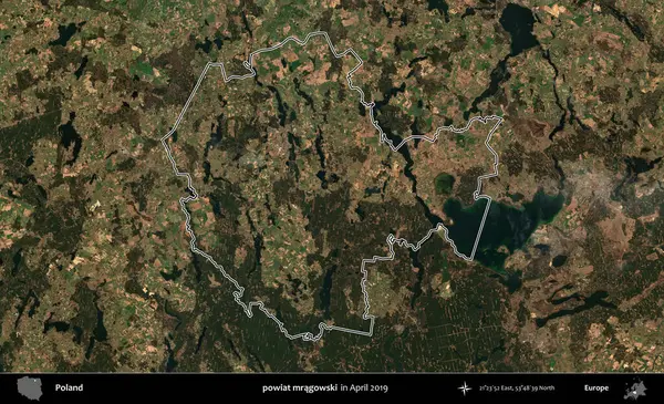 powiat mragowski. Polonya 'nın idari bölgesini Nisan 2019' da çekilen Kopernik Nöbetçi karolarından oluşan bir uydu görüntüsüne göre özetledik.