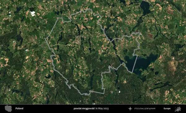powiat mragowski. Polonya 'nın idari bölgesini Mayıs 2023' te çekilen Kopernik Nöbetçi karolarından oluşan bir uydu görüntüsüne göre özetledik.