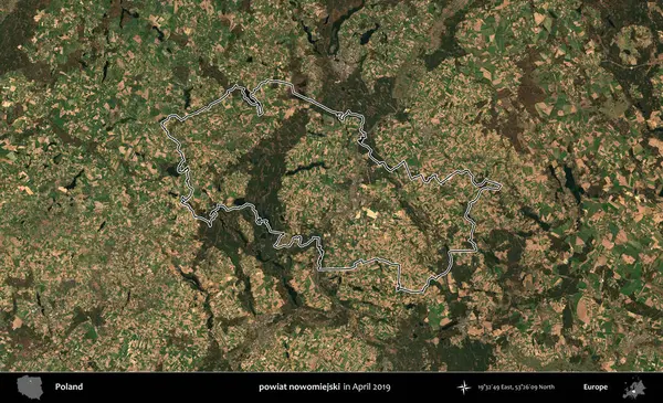 powiat nowomiejski. Polonya 'nın idari bölgesini Nisan 2019' da çekilen Kopernik Nöbetçi karolarından oluşan bir uydu görüntüsüne göre özetledik.