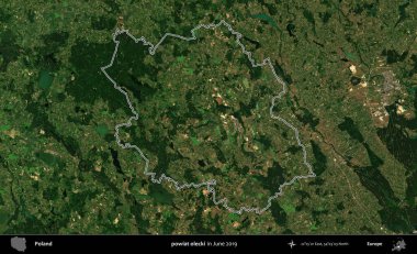 powiat olecki. Polonya 'nın idari bölgesini Haziran 2019' da çekilen Kopernik Nöbetçi karolarından oluşan bir uydu görüntüsüne göre özetledik.